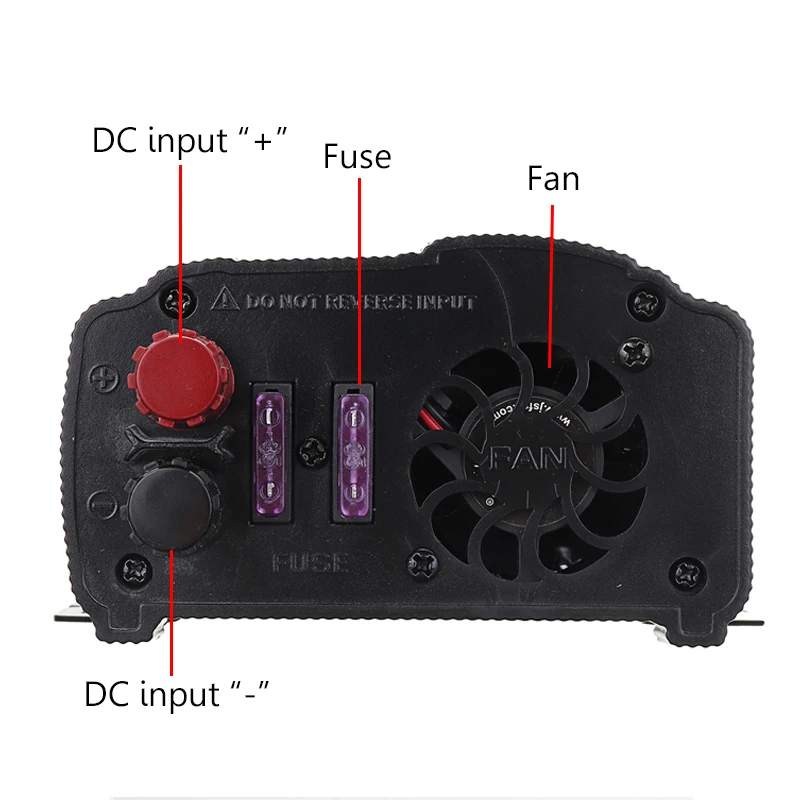  Inversor de corriente máx. 4000 vatios 2000W cc 12 V a CA 220 V Volt adaptador de coche convertidor