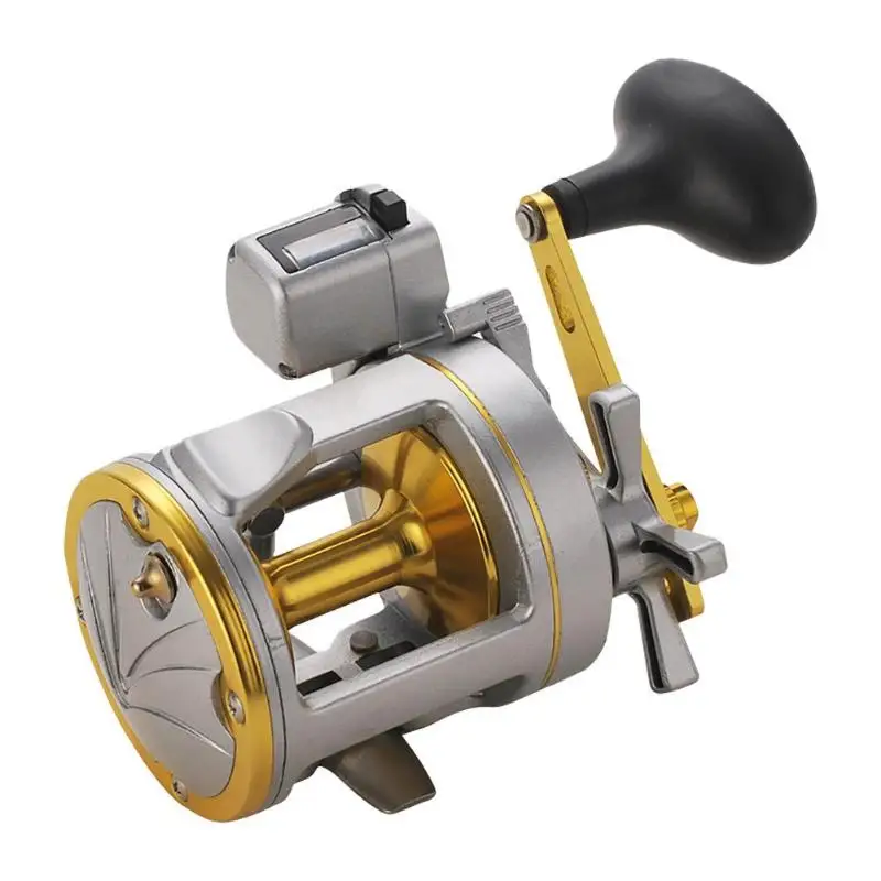 

Spinning Vessel Bait Casting Sea Fishing Wheel Trolling Digital Display Baitcasting Reel 2000/3000/4000 Cast Drum Wheel