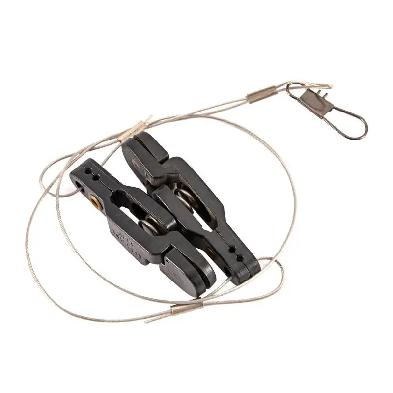 

2pcs Planer Board Padded Release Clip Downrigger Fishing Line Release Snap Stacker Trolling Release Clips with Snap Tools