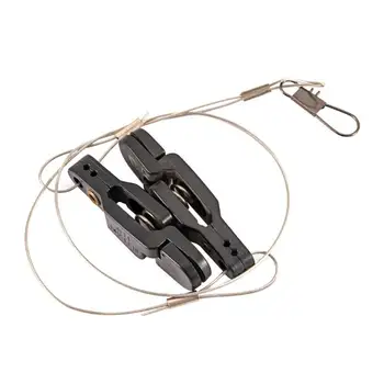 

2pcs Planer Board Padded Release Clip Downrigger Fishing Line Release Snap Stacker Trolling Release Clips with Snap Tools