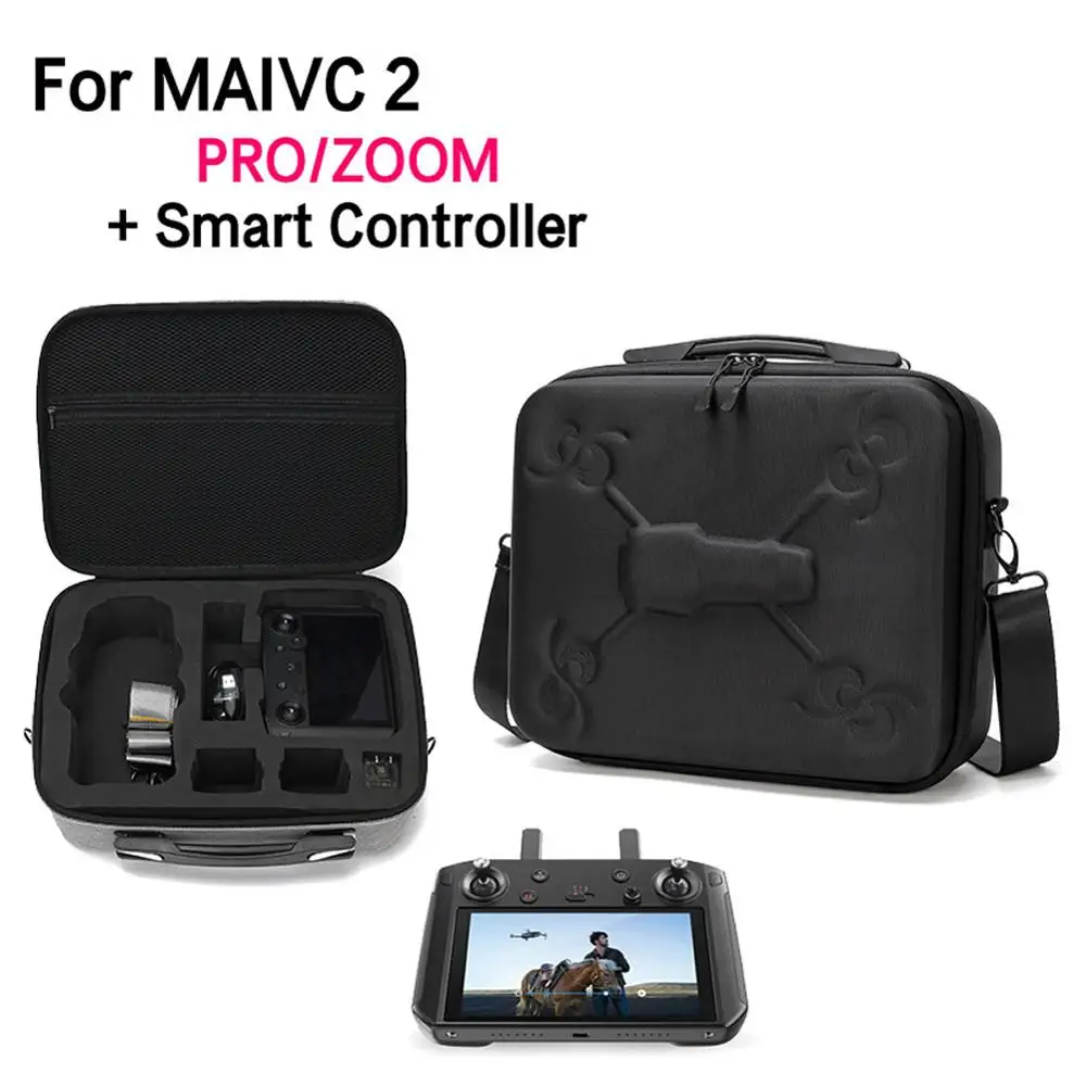 2019 DJI Mavic2 With Screen Storage Case Mavic 2 Pro Bag Zoom Shoulder Portable Waterproof Suitcase Black/Grey | Электроника