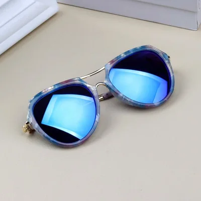 Iboode, зеркальные детские солнцезащитные очки, Детские светоотражающие солнцезащитные очки, фирменный дизайн, для мальчиков и девочек, Оттенки UV400, линзы из смолы, детские очки