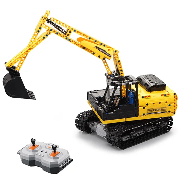 Новинка! CaDA C51057W Игрушечный Грузовик блоки электрический интеллектуальный пульт