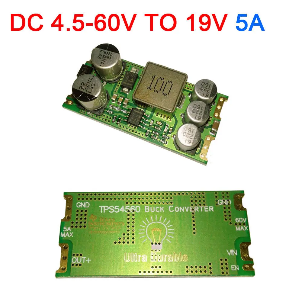TPS54560 DC-DC понижающий преобразователь 4,5 в-60 в до 5 В, 9 В, 12 В, 24 В постоянного тока, 5A модуль электропитания автомобиля Напряжение регулятор 36 V 48 V 19v
