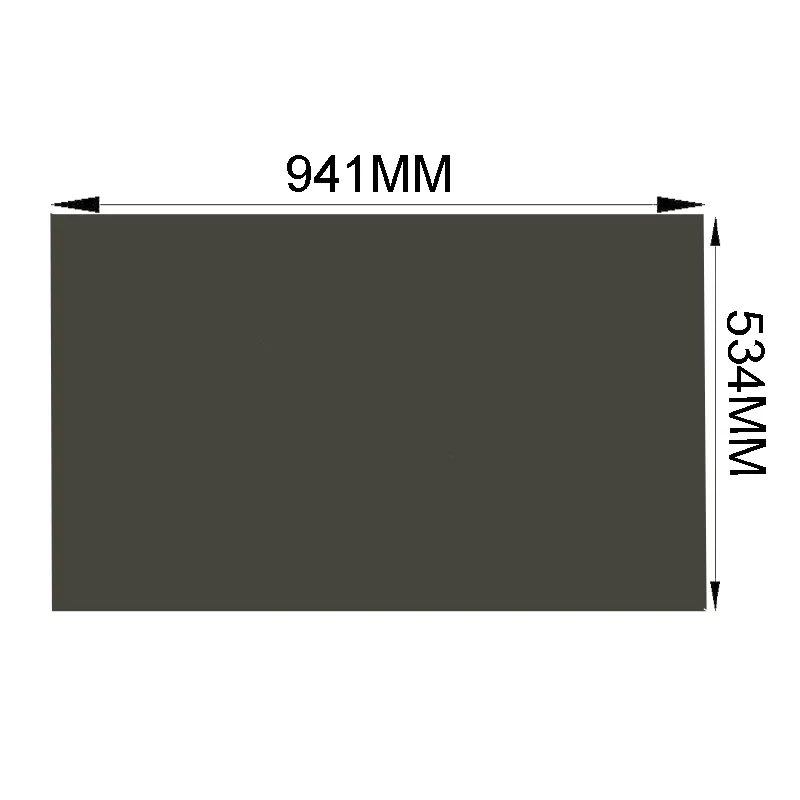 1 шт. 42 дюймов 90 градусов ТВ поляризатор ЖК-пленка листы для ЖК светодиодный экран