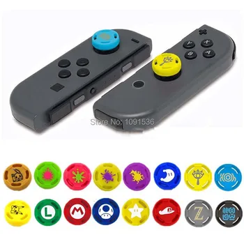 

Silicone Analog Thumb Stick Grips Caps for Nintend Switch NS JoyCon Controller Sticks Cap Skin for Joy Con Cover