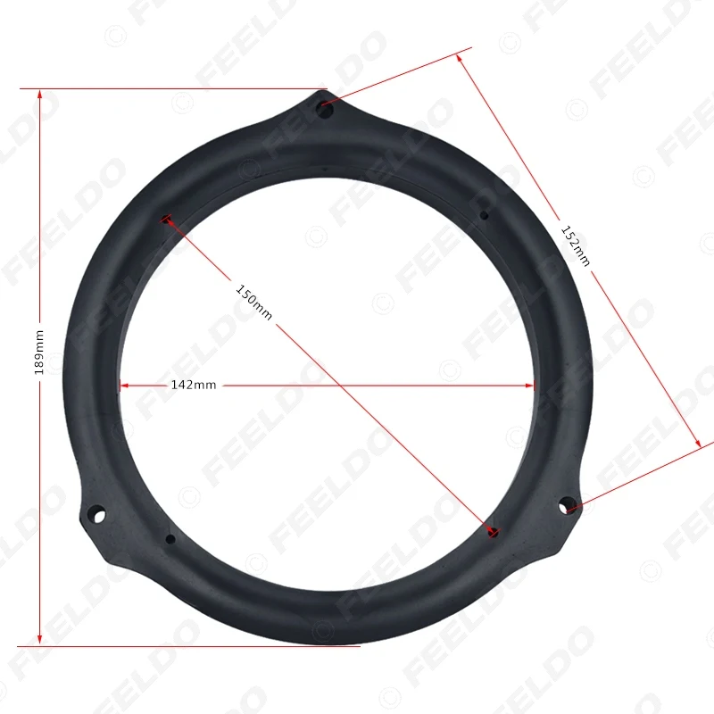 Прокладка для автомобильного динамика FEELDO 2 шт./компл. 6 5 дюйма твердые