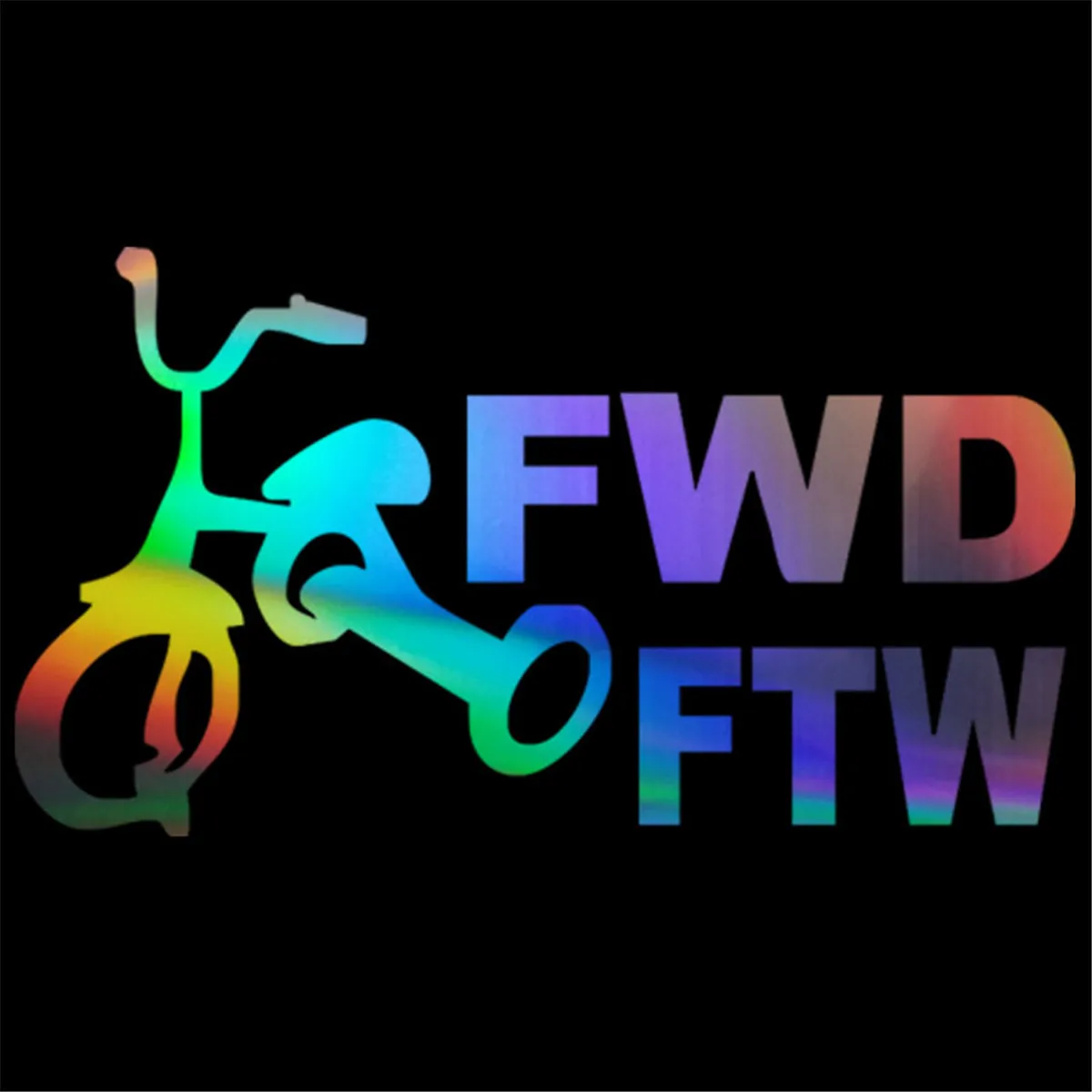 Fwd Ftw JDM Wall Home Glass Window Door Car Sticker Auto Laptop Truck White Vinyl Decal Decor Gift 17.9cmX10.0cm | Автомобили и