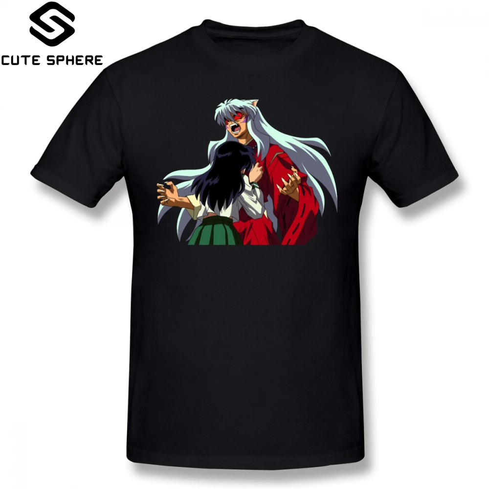 

Inuyasha T Shirt InuYasha T-Shirt Cotton Short-Sleeve Tee Shirt Graphic Beach 5x Fun Men Tshirt