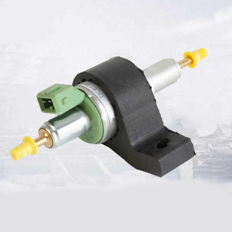 12V Oil Fuel Pump+Bracket For 1KW-5KW Webasto Eberspacher Heaters Set Accessory Auto Replacement Iron Stable Performance