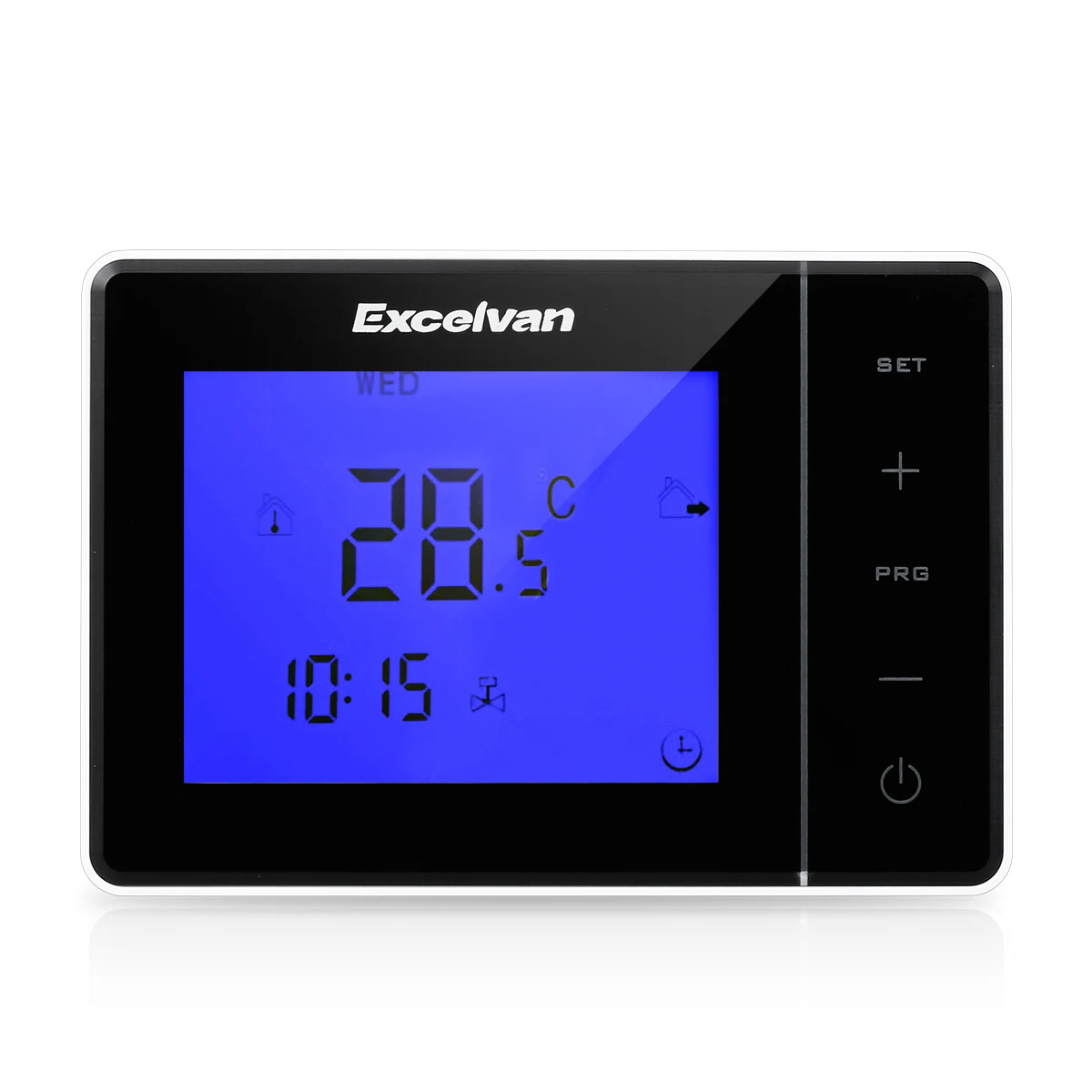 

Floureon Digital Large Screen LCD Display Electric Heating Thermostat with Blue Backlight HY01WE Temperature Controller