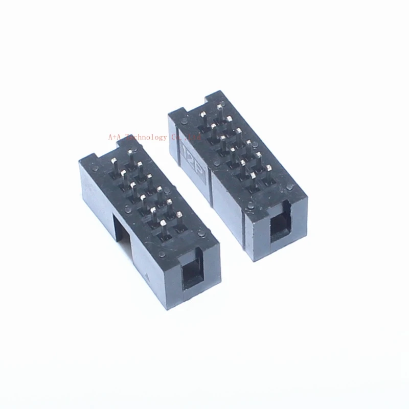 5 шт. dc3 12p 2 54 мм Шаг JTAG ISP гнездо прямой idc коробки заголовки PCB разъем двухрядный