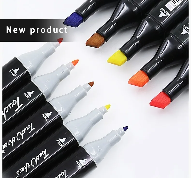 

Hot Sale Three generations Art Mark Pen Oil Alcohol Double Head Artist Sketch Marker Anime Interior Design Student