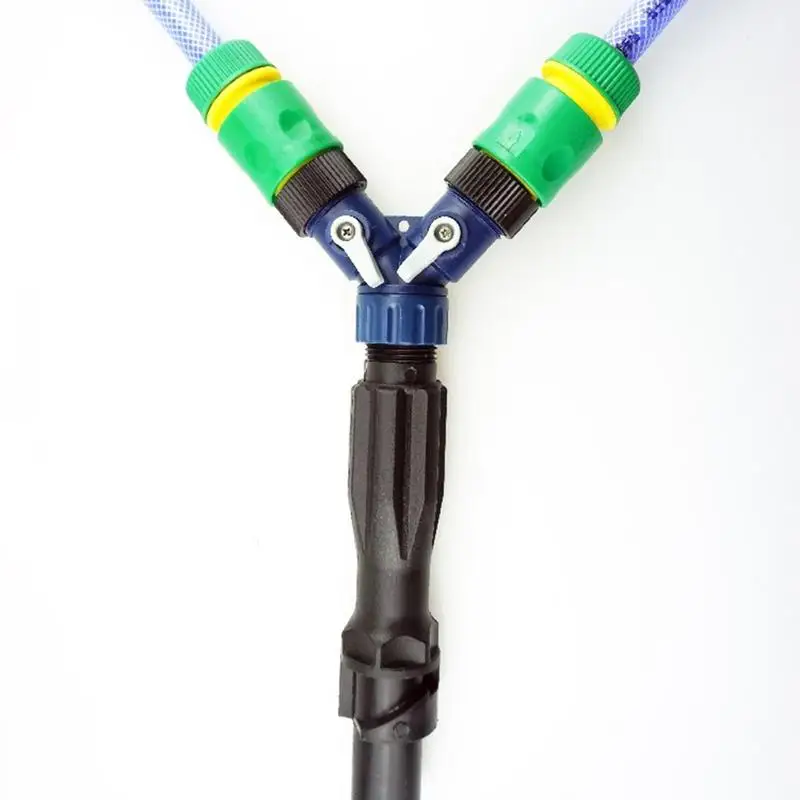 Water Tap Splitter Quick Connector Adaptor Y Shape Garden Tap Splitter For Irrigation Ideal For Use With A Variety Of Hose Pipe