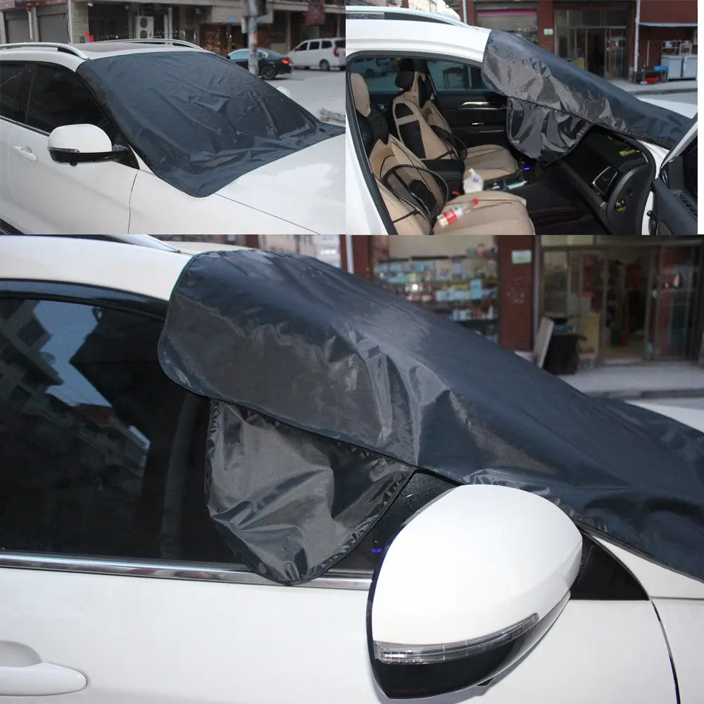 Truck Zhina Car Windscreen Cover Cars Magnetic Car Windshield Snow Cover Car Windscreen Frost Cover Sun Shade with Wing Mirror Cover for SUV Truck Zhina Car Windscreen Cover Cars Magnetic Car Windshield Snow Cover Car Windscreen Frost Cover Sun Shade with Wing Mirror Cover for SUV
