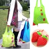 Large Nylon Reusable Folding Strawberry Eco Grocery Bag Retail Shopping Tote Bag Shopping Bags ► Photo 2/6