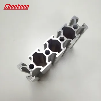 

Free Cutting silver Anodized Linear Rail Aluminum Profile Extrusion T slot 2080 CNC 3D Printer Parts for DIY Workbench