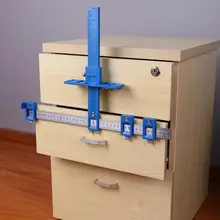 Многофункциональный сверлильный перфоратор, локатор для мебели, сверление, дырокол, пила, локатор, деревообрабатывающий Столярный ручной инструмент, синий, портативный