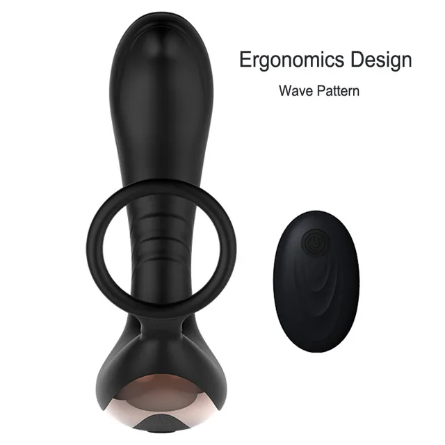 Vibrador Anal de remoto Control remoto de inalámbrico Meselo para hombres 7 modos anillo de pene Butt Plug pene Cockring juguetes sexuales para hombres masturbadores 3de760 Vibrador Anal de remoto Control remoto de inalámbrico Meselo para hombres 7 modos anillo de pene Butt Plug pene Cockring juguetes sexuales para hombres masturbadores 3de760