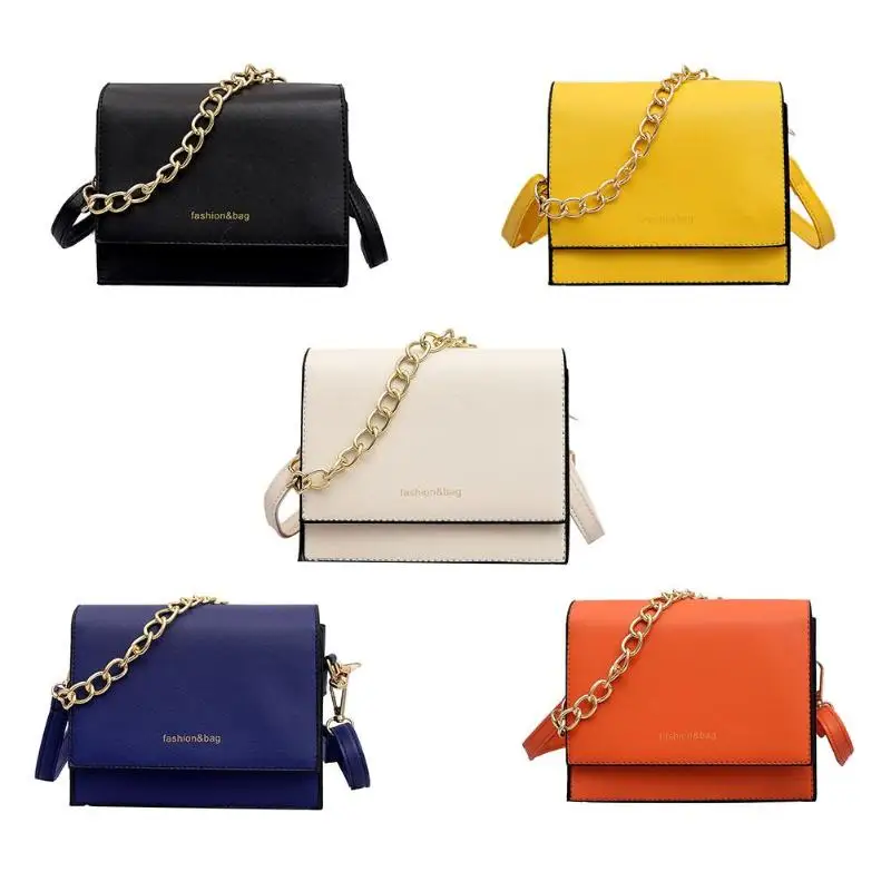 

Fashion Women Chain Sling Messenger Bag PU Leather Shoulder Satchel Bags