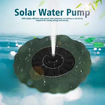 

Solar Water Pump Power Panel Kit Fountain Pool Garden Pond Submersible Watering Display 200L/H Solar Power Floating Fountain2019