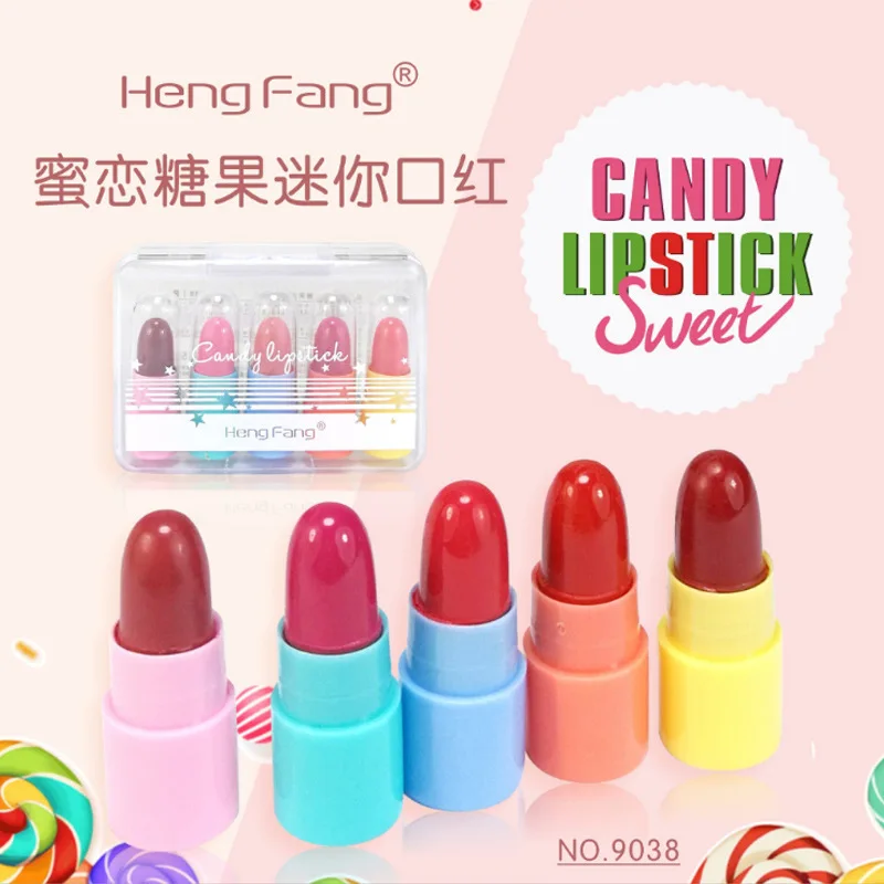 

set Makeup Lipstick Moisturizing Long Lasting Cosmetic Lip Gloss Sexy Waterproof Mini Lipstick Lips Pigment Sample Size