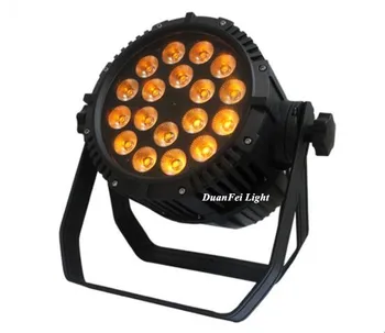 

2pcs/lot waterproof led par rgbwa colorful led wall washer par lamp stage led wash par 18x15w