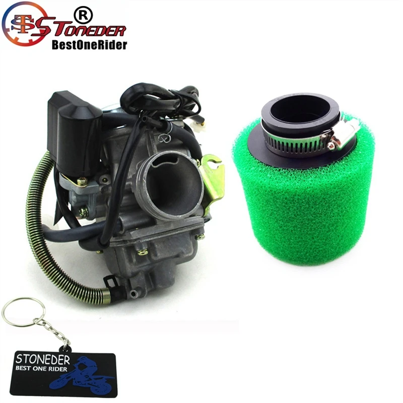 STONEDER PD24 Карбюратор Carb воздушный фильтр для Baja Motorsports BA150 AT150SS ATV DN150 American Sportworks