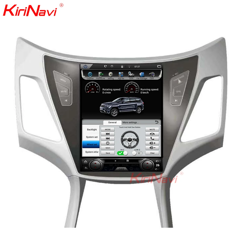 

KiriNavi Vertical Screen Tesla Style 10.4 Inch android 7.1 Car Radio For Hyundai Elantra Android Multimedia GPS Navigation 2011+