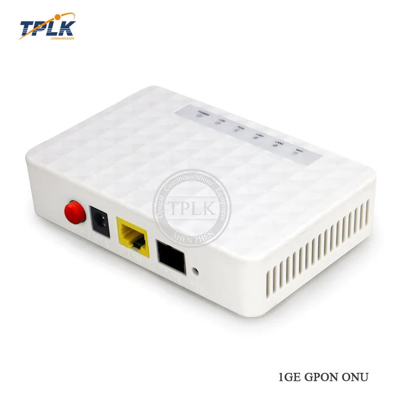Лучшая цена 1 шт. GPON ONU 1GE FTTO ONT Одноместный LAN порт FTTH 25G чипсет волокно для дома