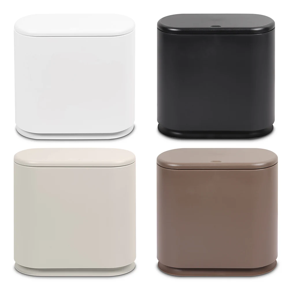 

9L Pressing Type Plastic Trash Can Garbage Bin Waste Rubbish Dustbin Eco-friendly Dustbin Household Trash Bin