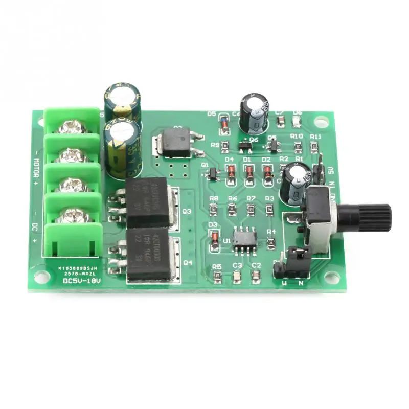 DC5 18V плата драйвера двигателя контроллера постоянного тока PWM высокой