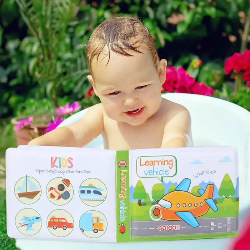 

Waterproof Baby Bath BooksColorful Infant EVA Floating Cognize Book Kids Bathroom Bathing Cartoon Intelligence Education Toys