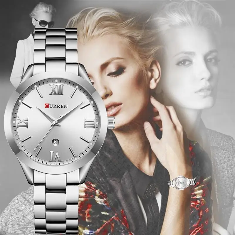 

Fortnite Women's Luxury Women Watches Steel Quartz Watch Curren Brand Women Watches Fashion Ladies Clock Relogio Feminino 9007