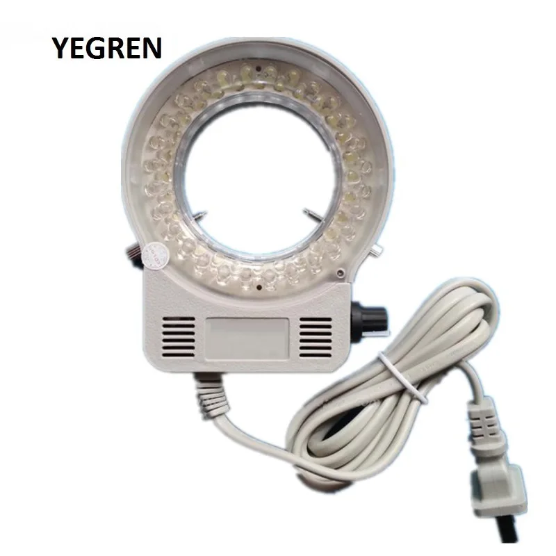 

Stereo Microscope High Concentration LED Light Adjustable Connected Ring Light Source Diameter 64 mm 56 LED White Lighting