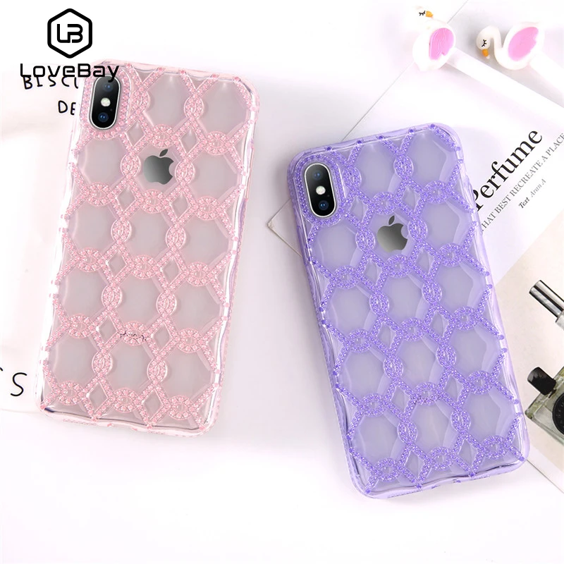 Lovebay мягкие чехлы для телефонов из ТПУ iPhone 6 S 7 8 Plus X XR XS Max форма замков силиконовый