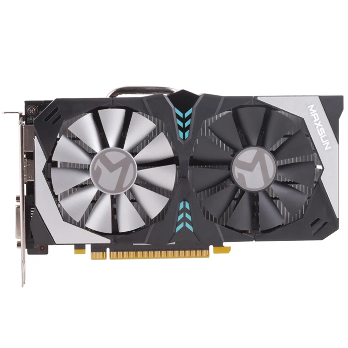 Видеокарта MAXSUN GTX 1050Ti Terminator 4G M.4 для игр GDDR5 128 бит HDMI DP 768 CUDA с поддержкой Linux/Windows