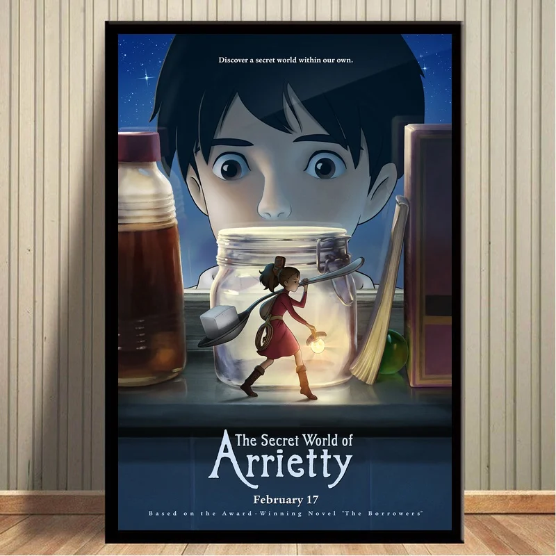 

Arrietty Anime Poster Canvas Painting Print Home Decoration Wall Art Decor No Frame