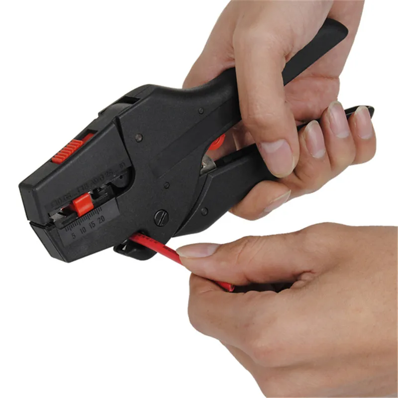 

FS-D3 Self-Adjusting Insulation Pliers For Stripping Multiple Cables And Wire Stripper Cutter Range 0.08-2.5mm Flat Nose Clamp