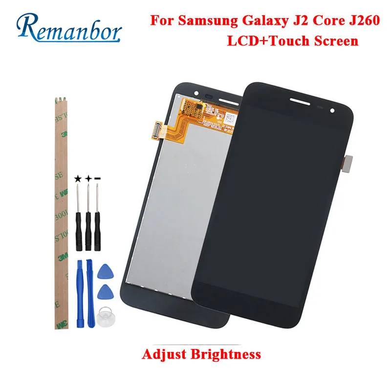 

Remanbor For Samsung Galaxy J2 Core J260 LCD Display And Touch Screen Perfect Repair Parts For Samsung J2 Core 5.0 inch +Tools