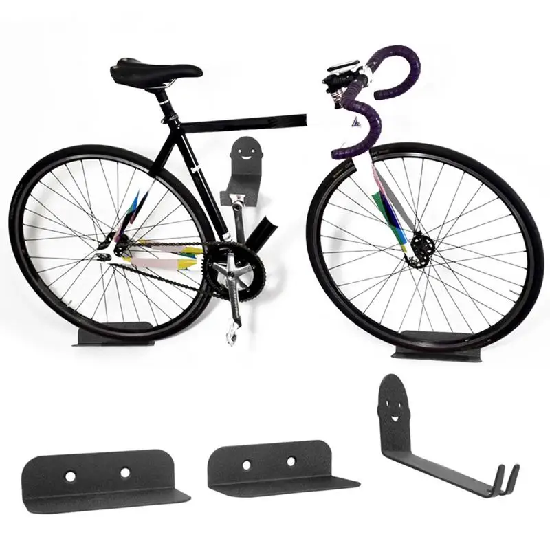 Sale Bicycle Mtb Wall Mount Bracket Load Bearing Bicycle Frame Work Wall Rack Bicycle Holder Mountain Bike Rack Stand Hanger Rack 1
