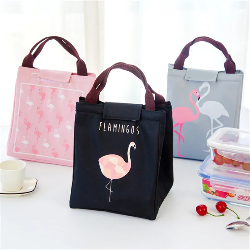 

Portable Thermal Insulation Lunch Bag Cartoon Oxford Cloth Picnic Travel Cooler Bag Box For Food Picnic Bag For Ladies