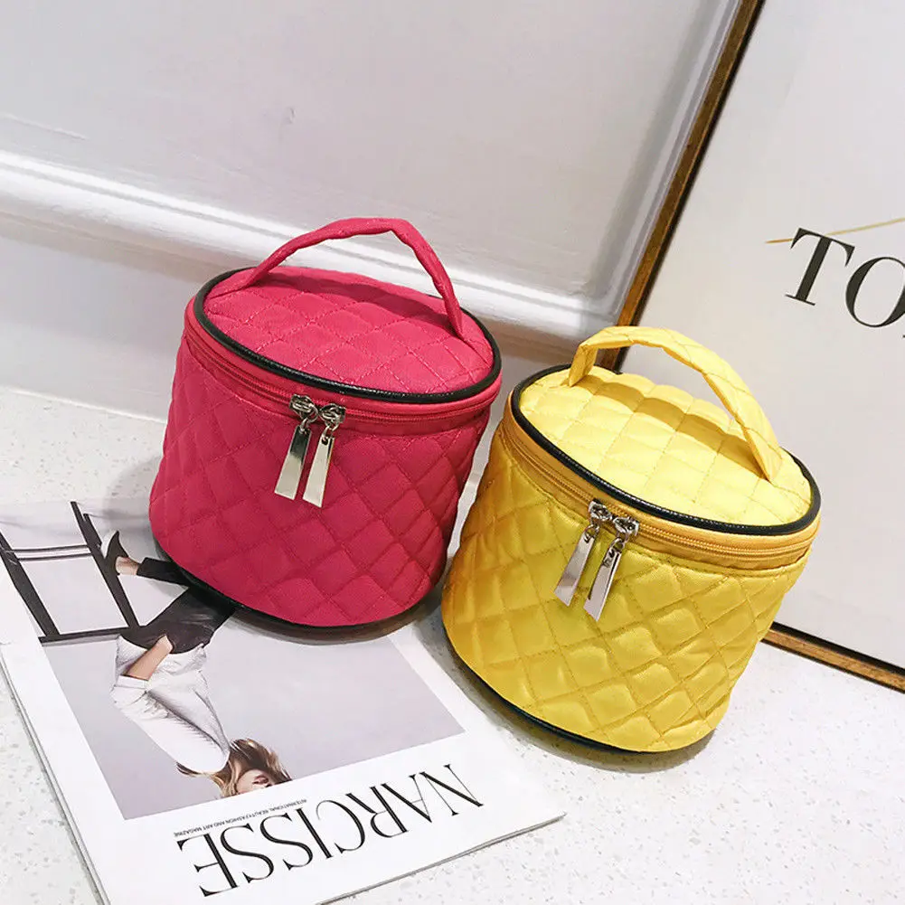 2019 جديد برميل على شكل المرأة التجميل حقيبة عالية الجودة الصلبة ماكياج منظم تخزين أكياس السفر طقم أدوات تجميل