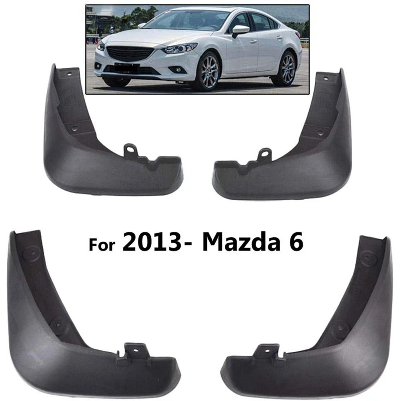 4 шт. стильные Автомобильные Брызговики для Mazda 6 (GJ) Atenza 2013 2017 крыло