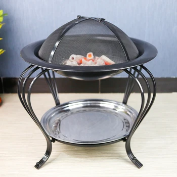 

Indoor carbon warm pot household furnace heating outdoor barbecue grill smokeless charcoal grill fire BBQ oven picnic stove