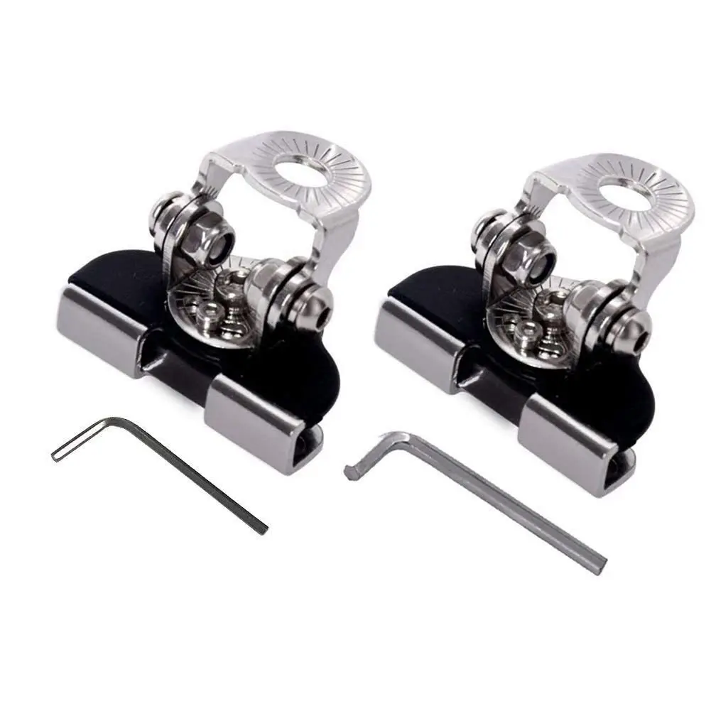 

Mounting Bracket Pillar Hood Led Light Bar Clamp Pillar Holder, 2PCS Universal Stainless Steel Mount Bracket Clamp Holder
