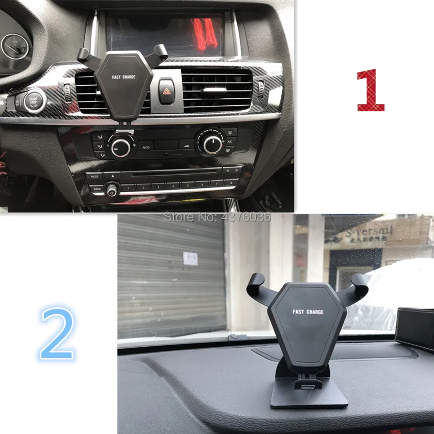 Qi автомобильное беспроводное зарядное устройство для Volkswagen VW Polo Golf 4 6 5 7 Jetta MK5 MK6