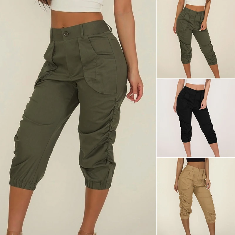 ladies walking capri trousers