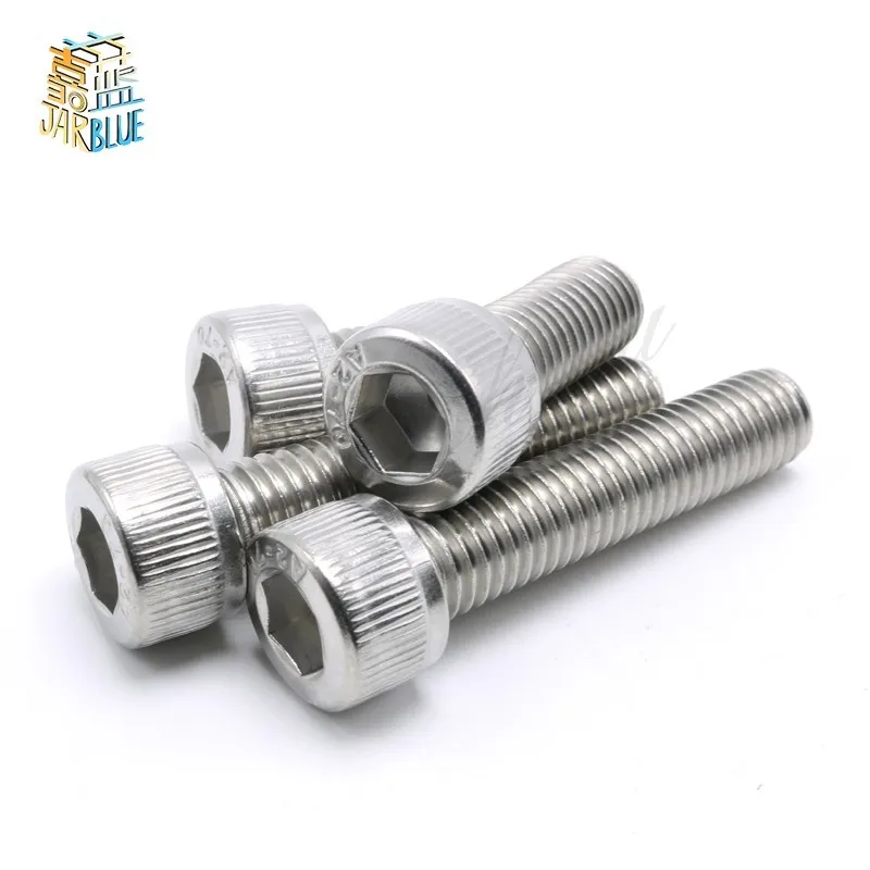 10pcs 5/16-18* Inch Length 304 Stainless Steel US UNC Coarse Thread Allen Head Screw Cap Hex Hexagon Socket Bolt