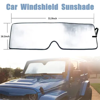

Windshield Sunshade Curtain Heat Insulation For Jeep For Wrangler Protection Sun Shield Cover Car Accessories UV Rays Protector